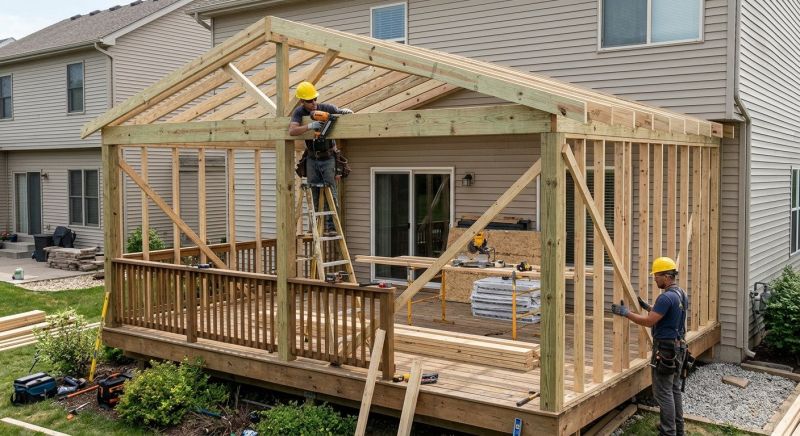 Deck Enclosure Installation in Knoxville, TN