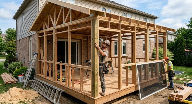 Enclosed Deck Installation in Knoxville, TN