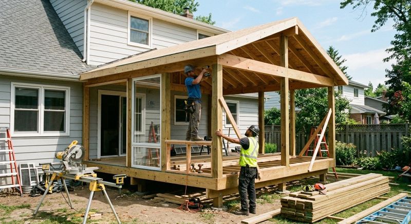 Enclosed Deck Installation in Dallas, TX