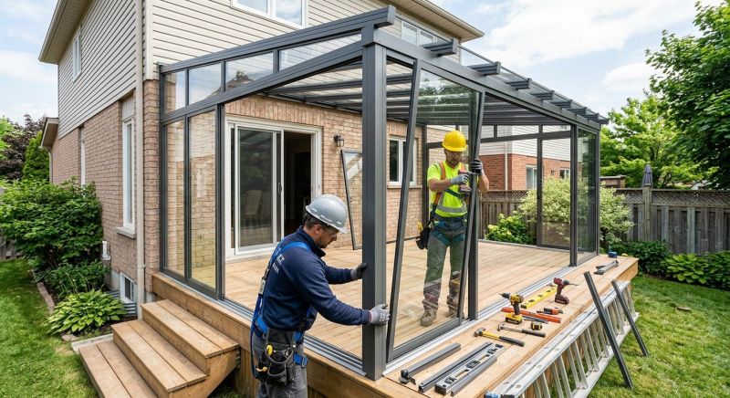 Enclosed Patio Installation in Chattanooga, TN