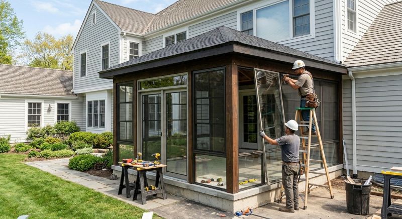 Enclosed Porch Installation in Boulder, CO