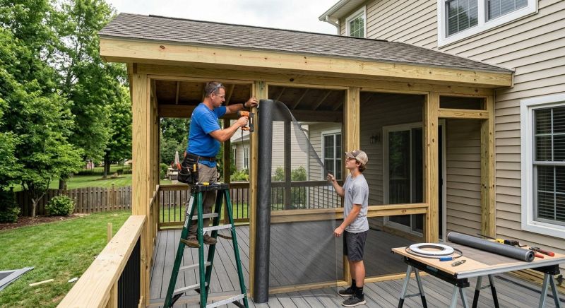 Screened In Porch Installation in Seattle, WA
