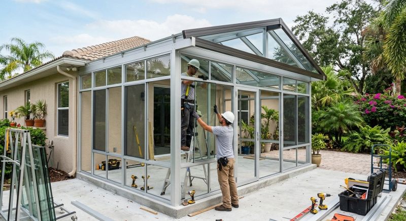 Solarium Installation in Charlotte, NC
