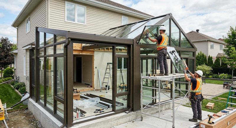 Sunroom Addition Construction in Asheville, NC