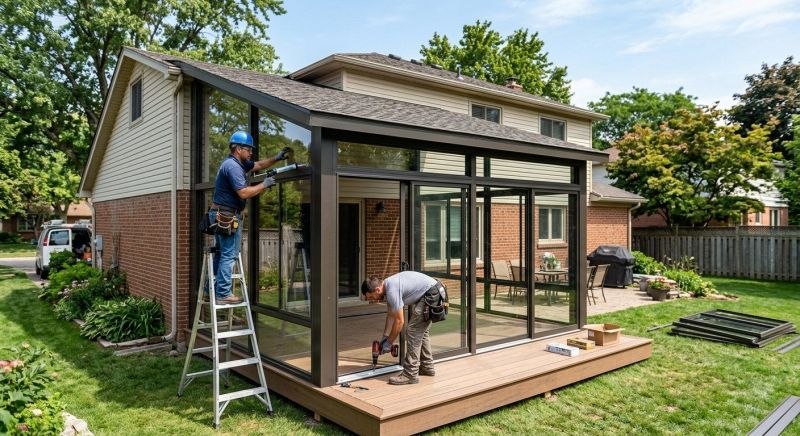 Glass Room Construction